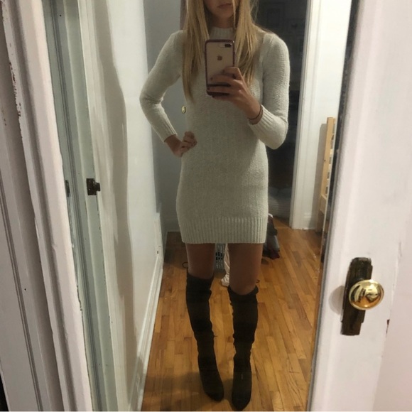 ♾ Dynamite grey sweater dress ♾ - Picture 1 of 7